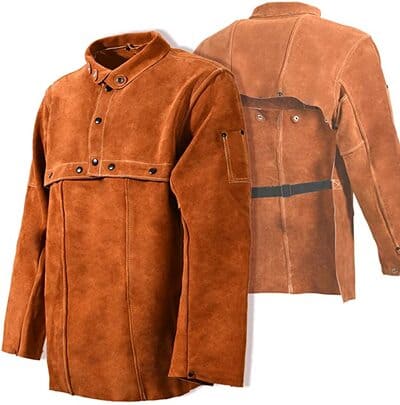 4. Leaseek Leather Welding Jacket